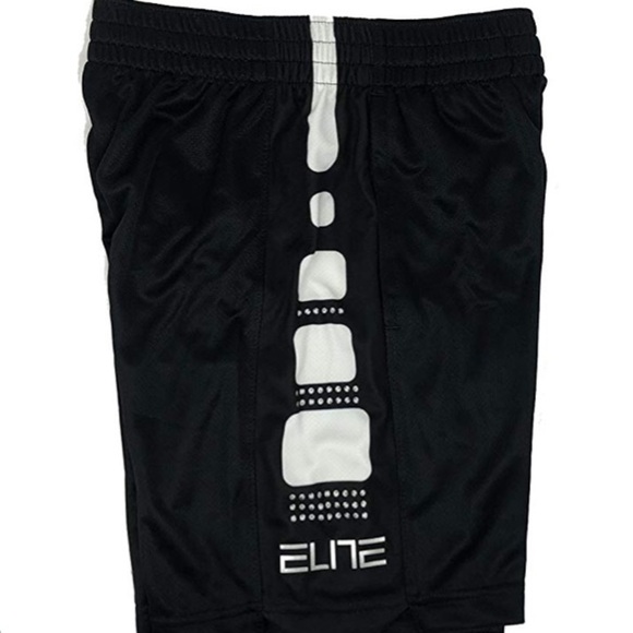 Nike Other - Nike NWT Elite Boys Dri-Fit Black & White Shorts Sz S Basketball Gym Workout